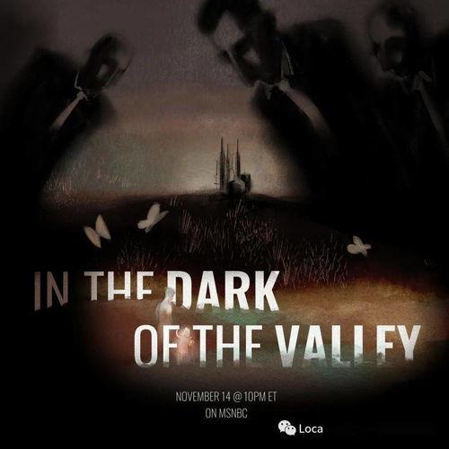 山谷的黑暗中,黑暗中的神秘世界